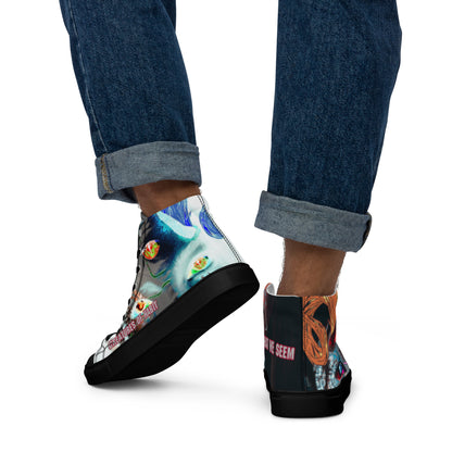 Inhuman High Top Canvas Shoes