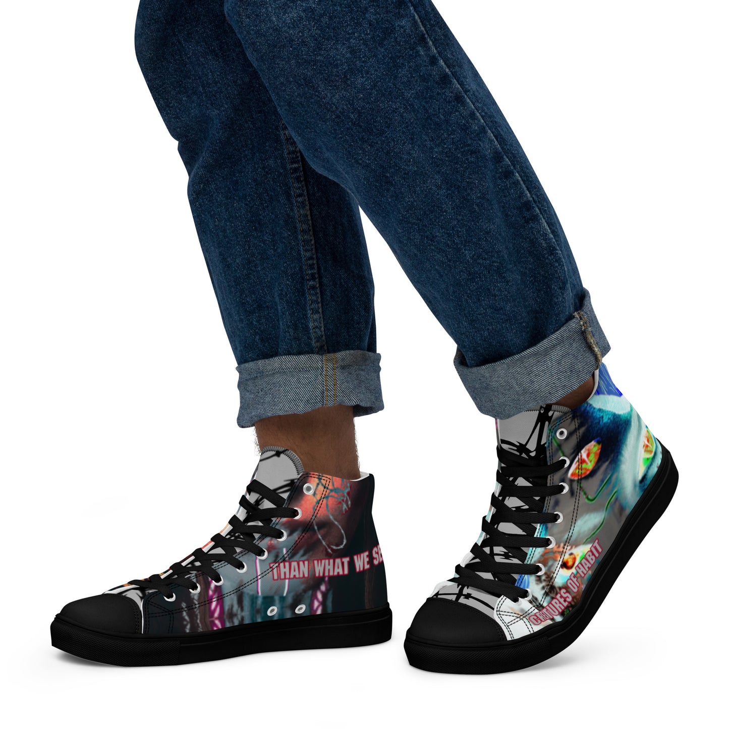 Inhuman High Top Canvas Shoes