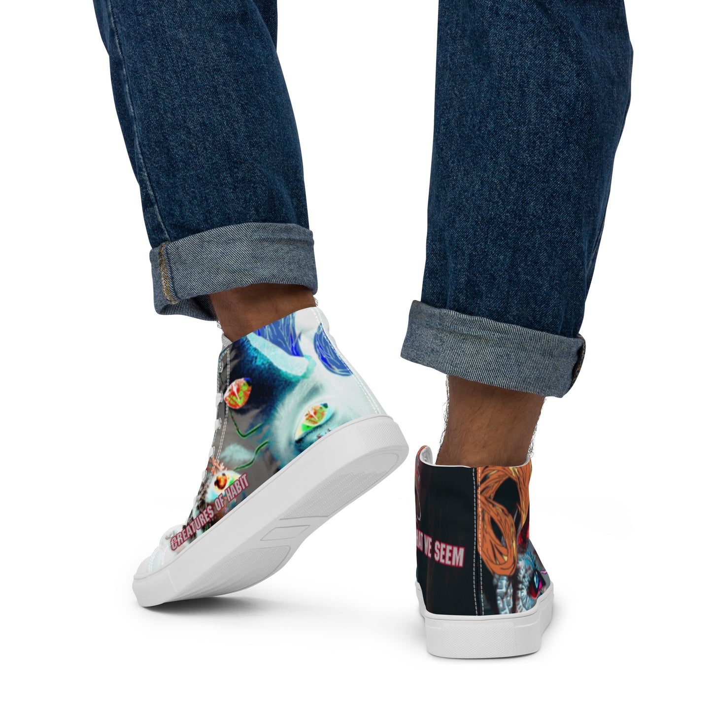 Inhuman High Top Canvas Shoes