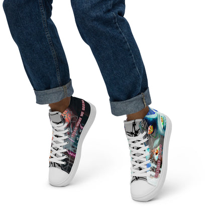 Inhuman High Top Canvas Shoes