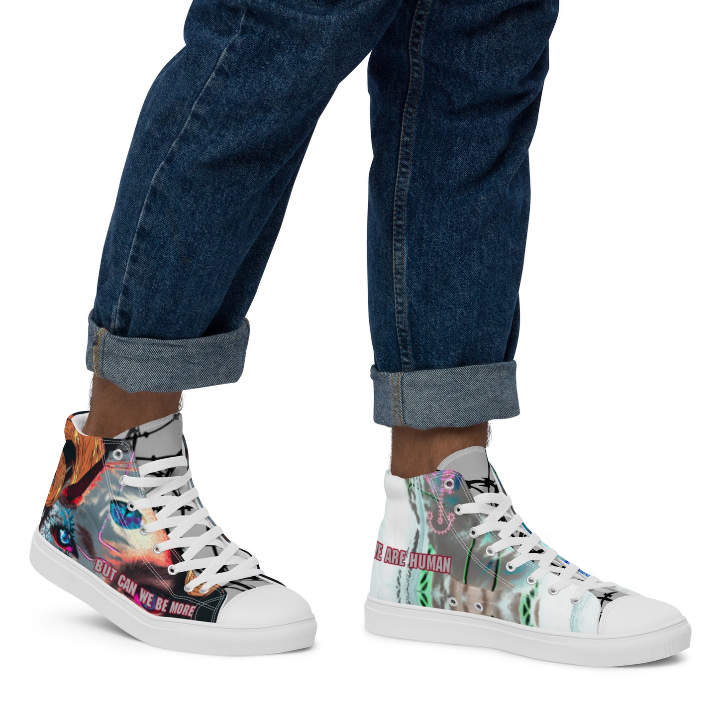 Inhuman High Top Canvas Shoes